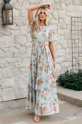 Katalaya Maxi Dress | Sage + Gold
