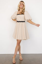Cecelia Short Dress | Sand