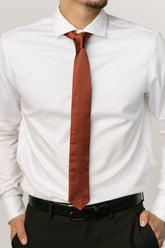 Classic Satin Tie | Cinnamon