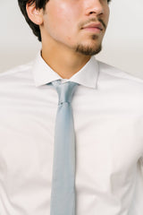 Classic Satin Tie | Light Blue