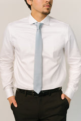 Classic Satin Tie | Light Blue