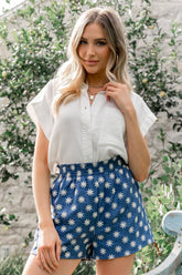 Jaye Button Top | Off White