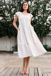 Kesler Midi Dress | Cream