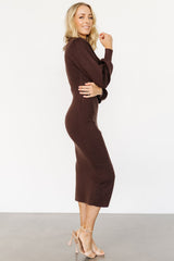 Kori Sweater Dress | Brown