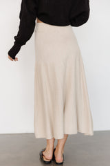 Carynn Knit Midi Skirt | Natural
