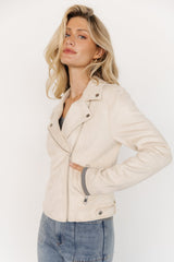 Marisa Faux Suede Jacket | Ivory