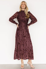 Penelope Velvet Maxi Dress | Clove