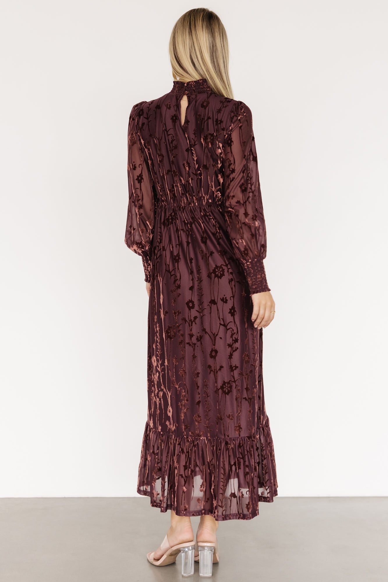 Penelope Velvet Maxi Dress | Clove