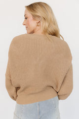 Gracie Knit Cardigan | Light Camel