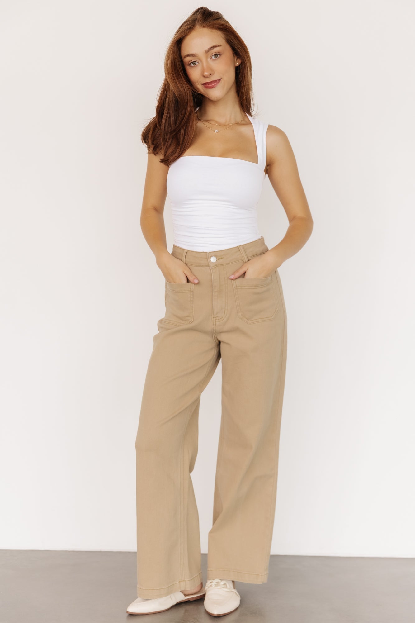 Emery Denim Pants | Natural