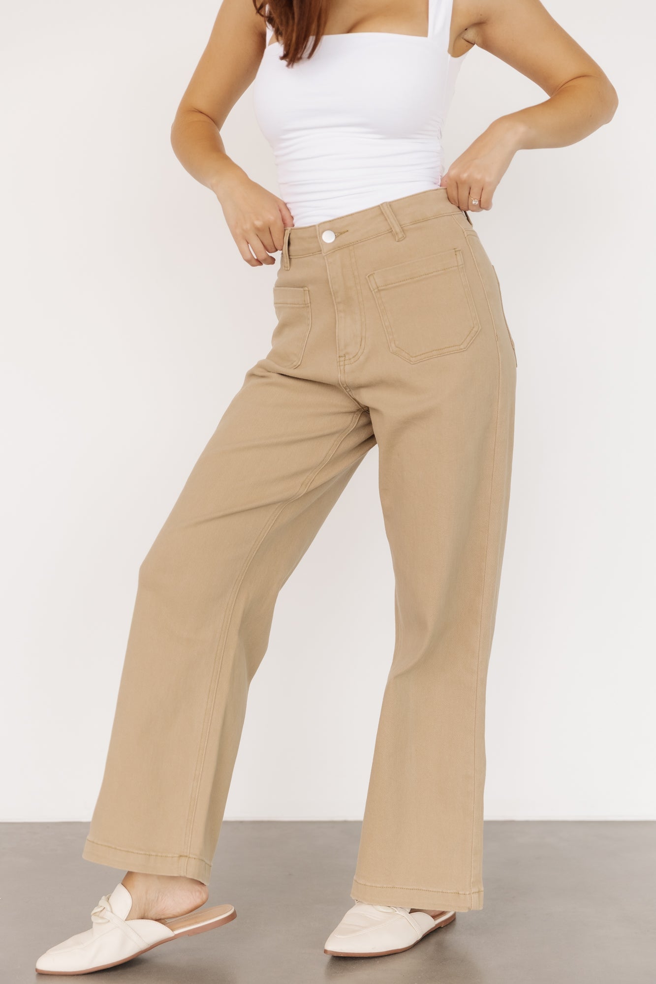 Emery Denim Pants | Natural