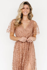 Fabric Swatch - Marseille Embossed | Nude Rose