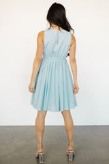 Halsey Short Dress | Light Blue