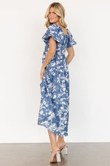 Graceland Maxi Dress | Slate + White Floral