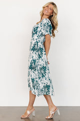 Cadence Midi Dress | Jade Floral