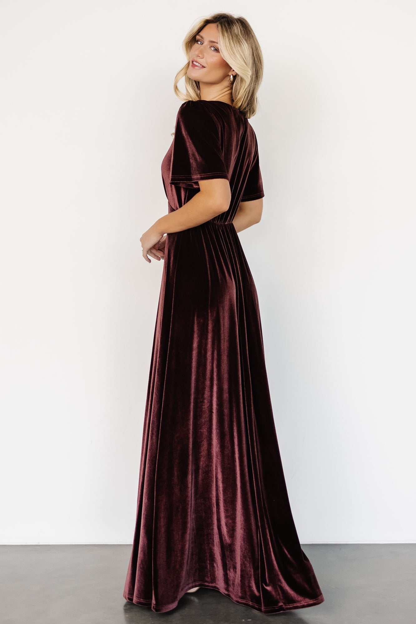 Vivian Velvet Maxi Dress | Clove