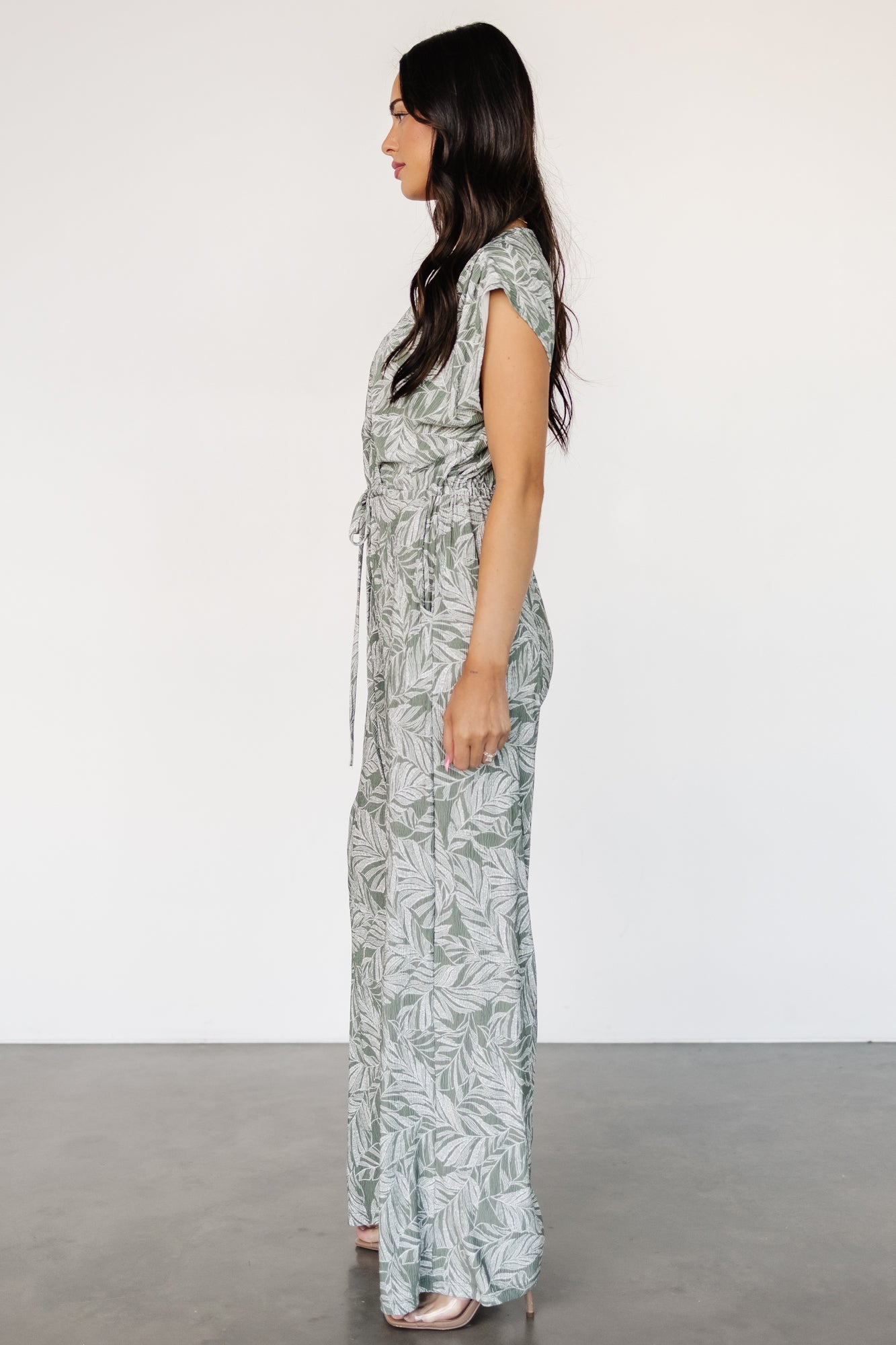 Kelani Jumpsuit | Green Print
