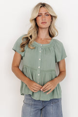 Unity Button Up Top | Sage