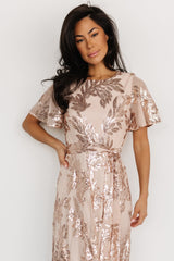 Fabric Swatch - Muse Sequin | Rose Gold