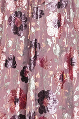 Fabric Swatch - Destiny Sequin | Lilac Floral