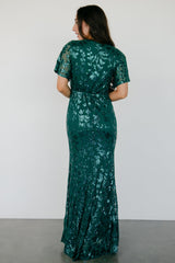 Esme Sequin Dress | Emerald