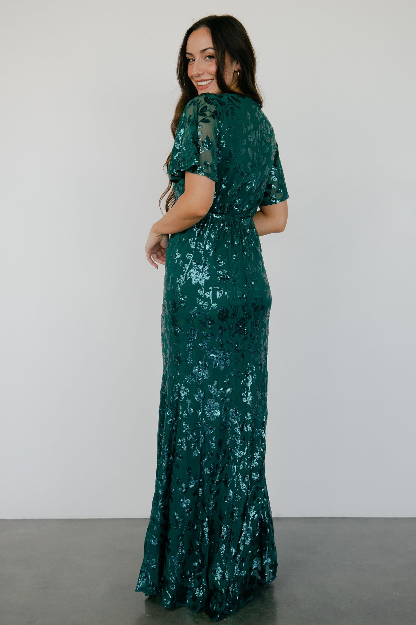 Esme Sequin Dress | Emerald