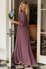 Rebecca Maxi Dress | Vintage Plum