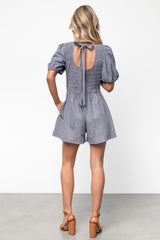 Beaumont Romper | Heather Blue