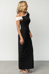 Valena Maxi Dress | Black + Ivory