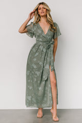 Faye Maxi Dress | Eucalyptus
