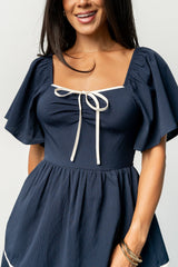 Madrid Tiered Dress | Navy