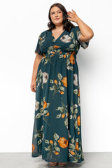 Birdie Maxi Dress | Deep Topaz Floral