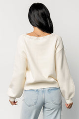 Lilja Knit Sweater | Cream