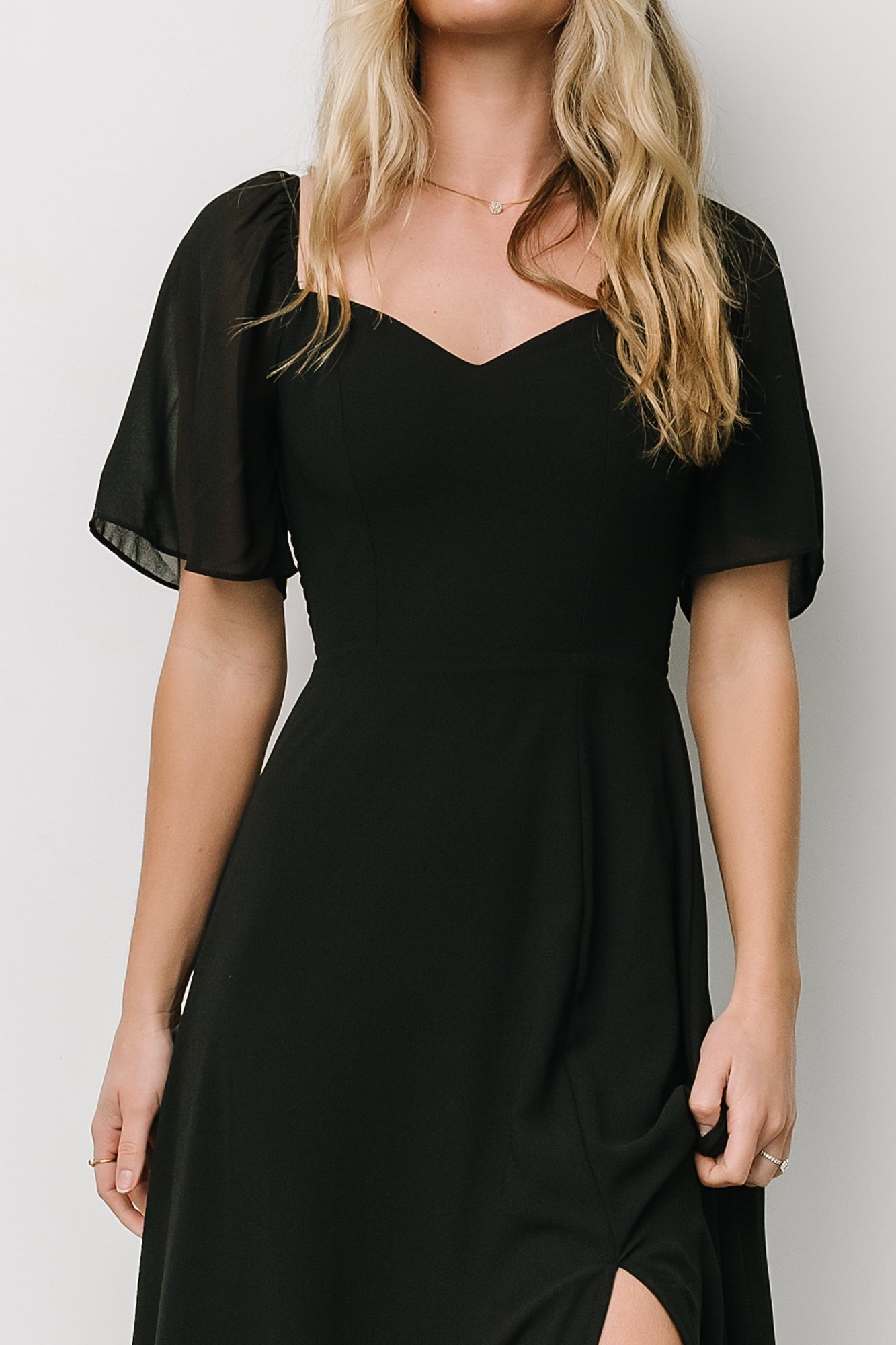 Sierra Sweetheart Maxi Dress | Black