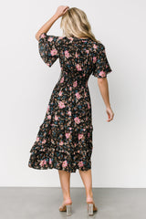 Spell Boho Midi Dress | Midnight Garden