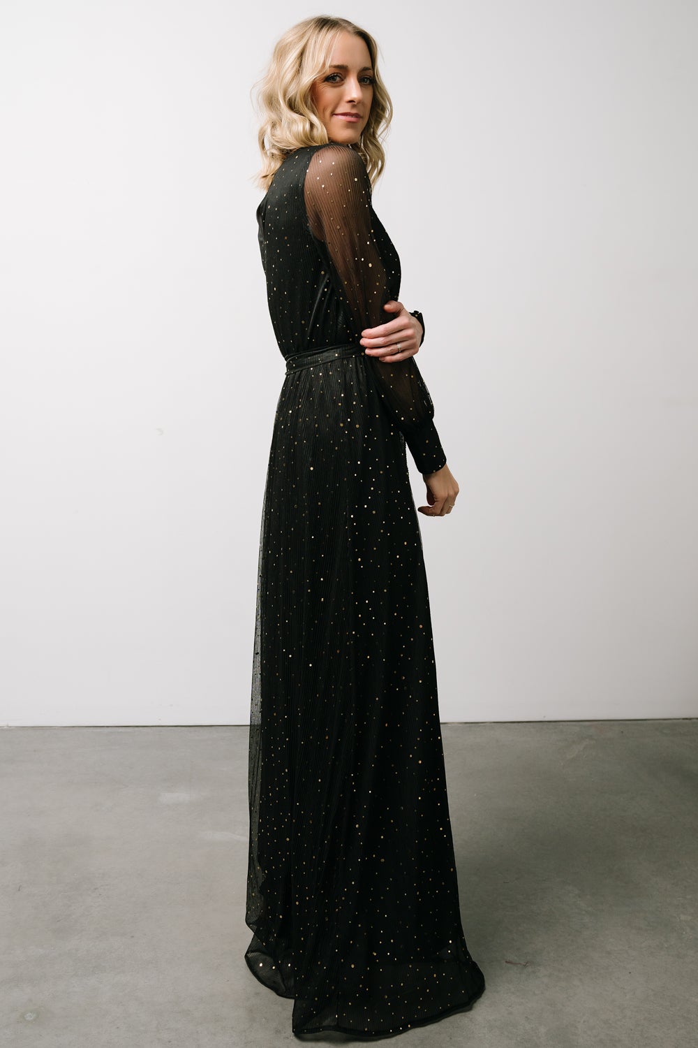 Abigail Sparkle Gown | Black