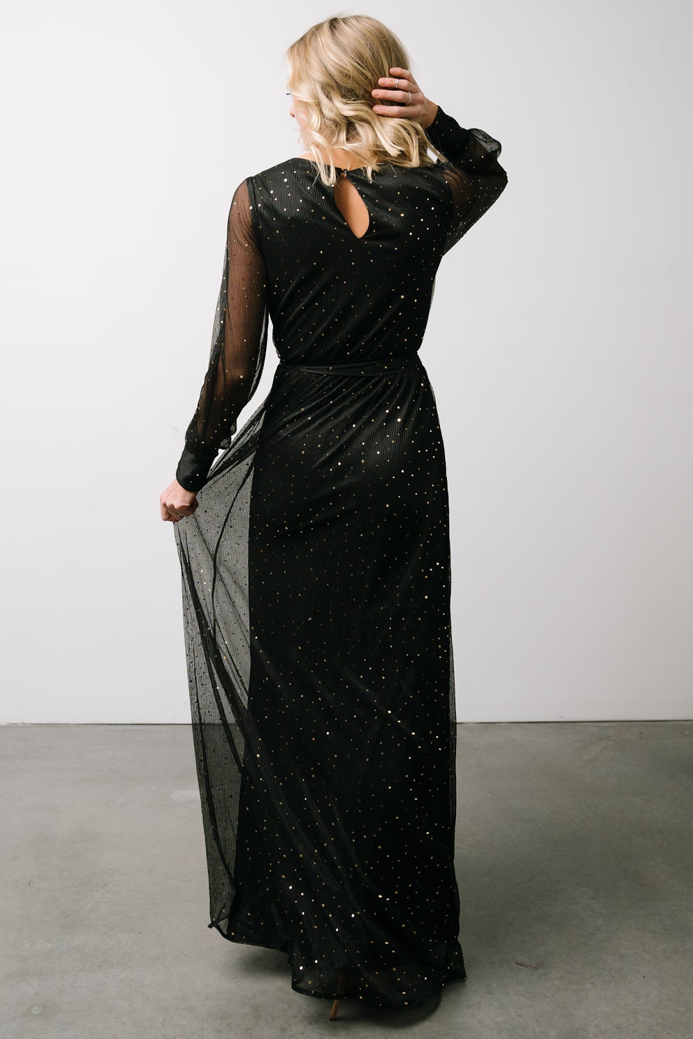 Abigail Sparkle Gown | Black