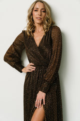 Abigail Sparkle Gown | Bronze