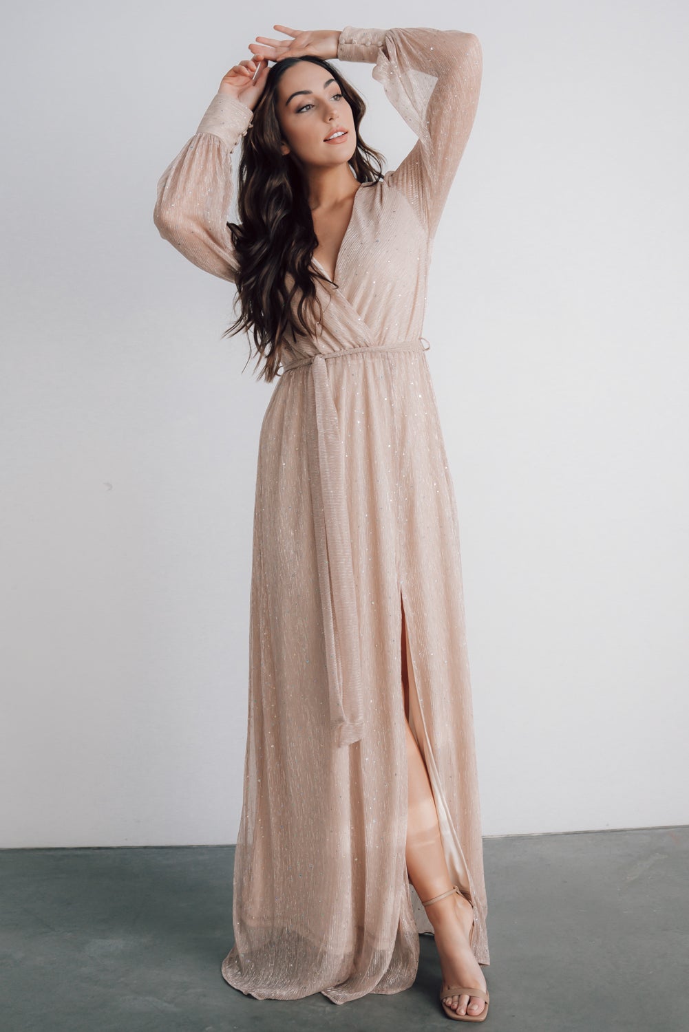 Abigail Sparkle Gown | Champagne