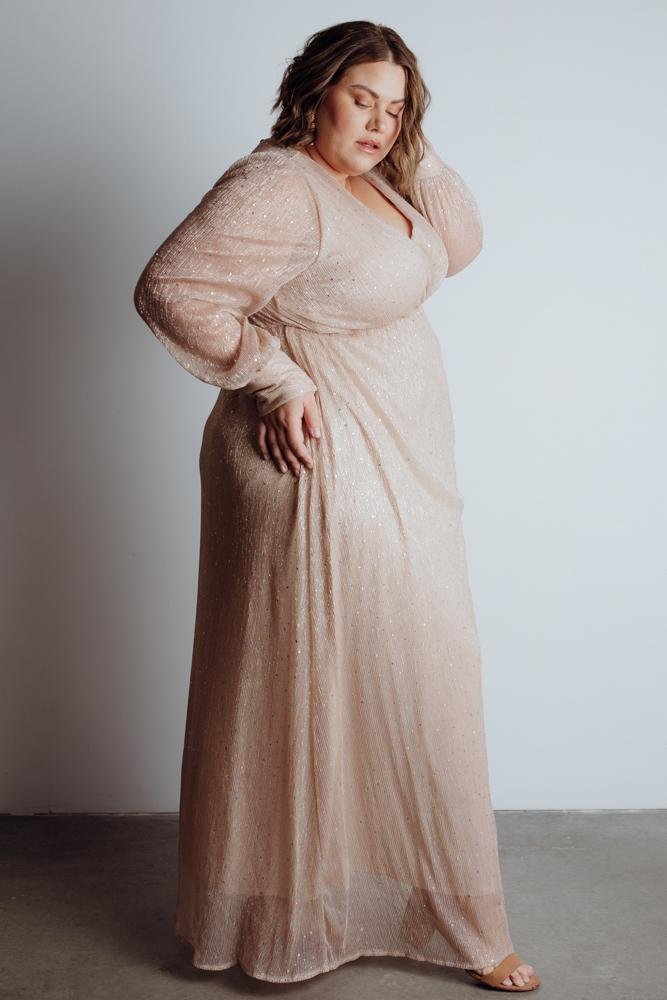 Abigail Sparkle Gown | Champagne