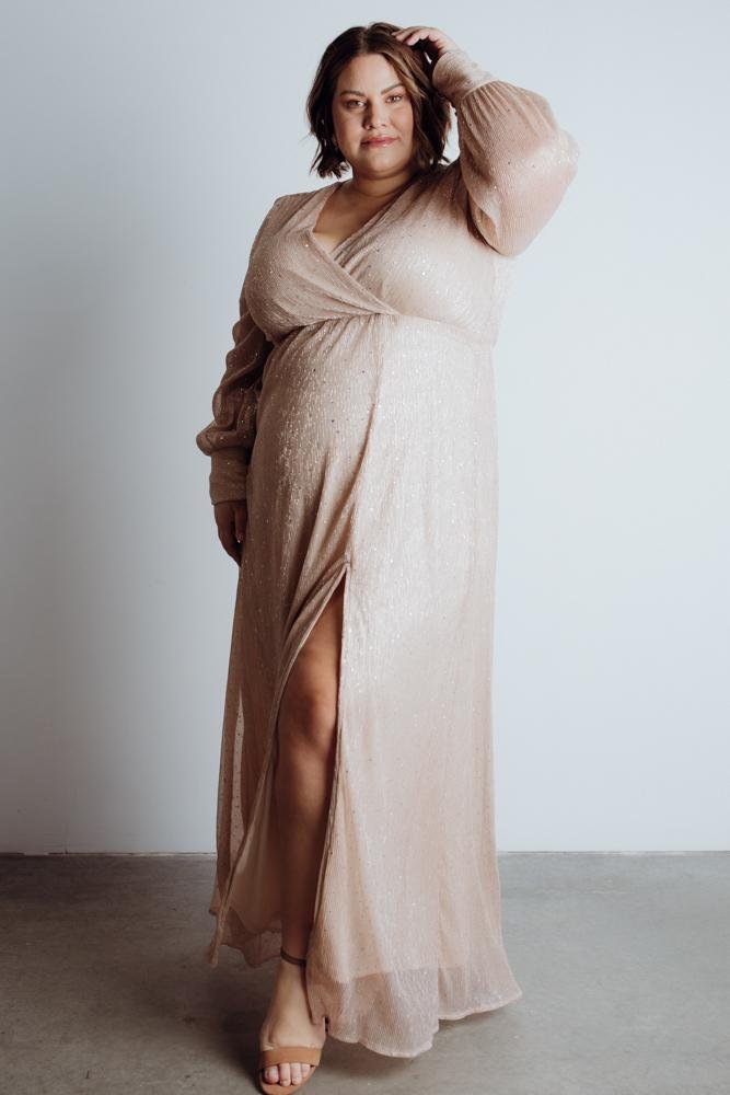 Abigail Sparkle Gown | Champagne