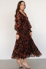 Adele Velvet Dress | Clove + Amber Floral