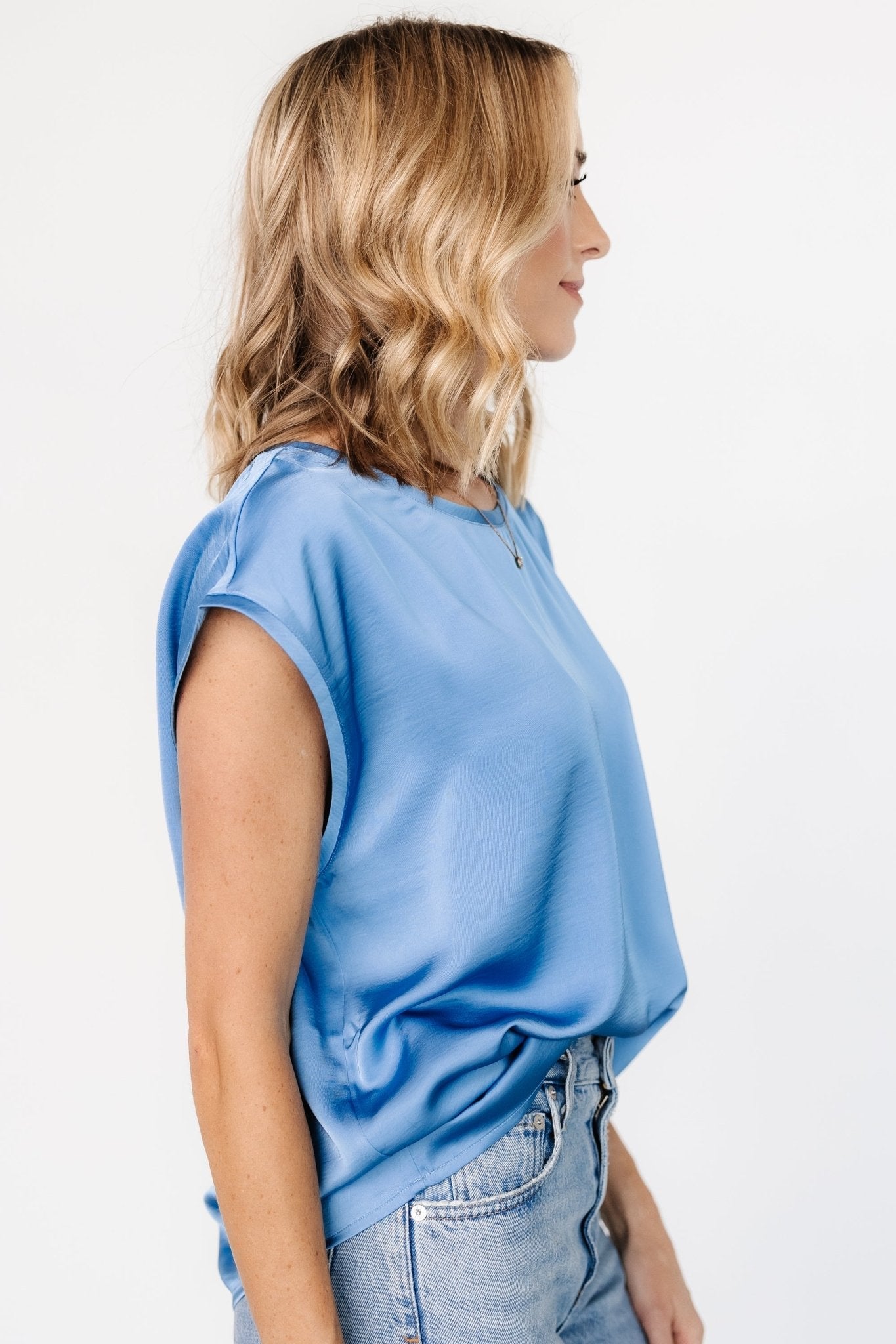 Adina Top | Winter Blue