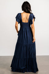 Agatha Maxi Dress | Dark Blue