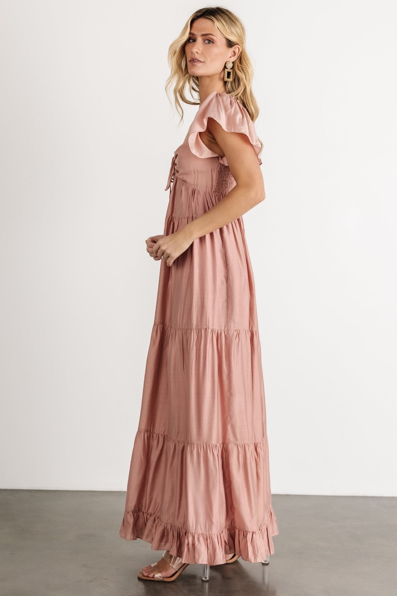Agatha Maxi Dress | Dusty Mauve