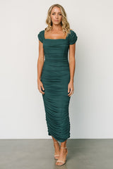 Alessandra Mesh Midi Dress | Peacock