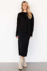 Ali Knit Skirt | Black