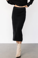 Ali Knit Skirt | Black