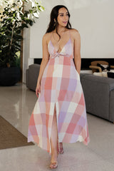 Ally Maxi Dress | Lavender + Coral Multi