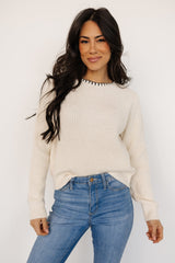 Alyssa Knit Sweater | Cream